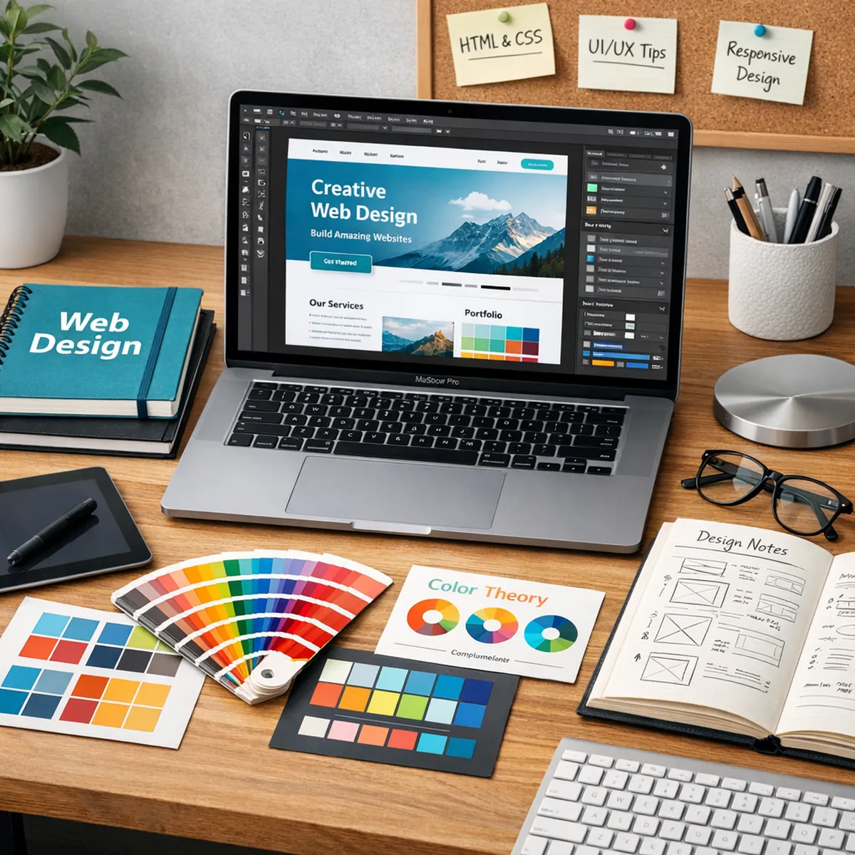 Обучение веб-дизайну: материалы и рабочий процесс